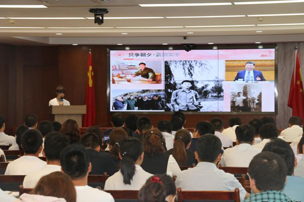 泓源公司黨委舉辦“培育泓源精神，勇?lián)鷩?guó)企使命”主題演講比賽(圖4)